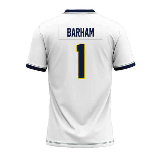 Athlete's Thread University of Michigan Football Jaishawn Barham White Sublimated Jersey