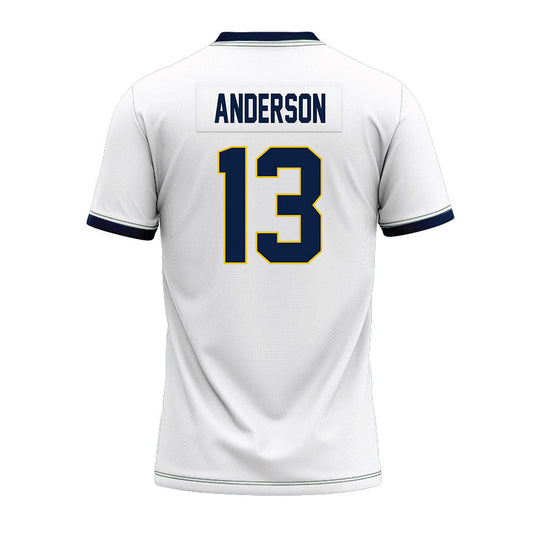 Athlete's Thread University of Michigan Football Caleb Anderson White Sublimated Jersey