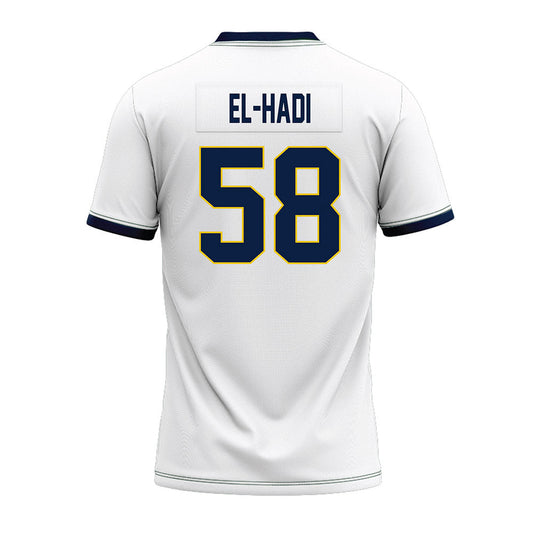 Athlete's Thread University of Michigan Football Giovanni El-Hadi White Sublimated Jersey