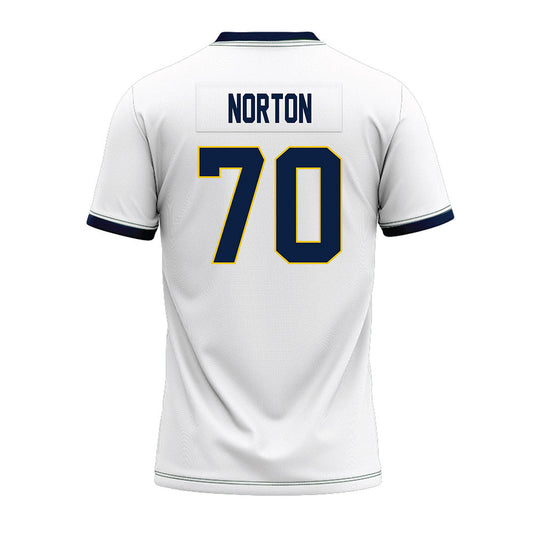 Athlete's Thread University of Michigan Football Brady Norton White Sublimated Jersey
