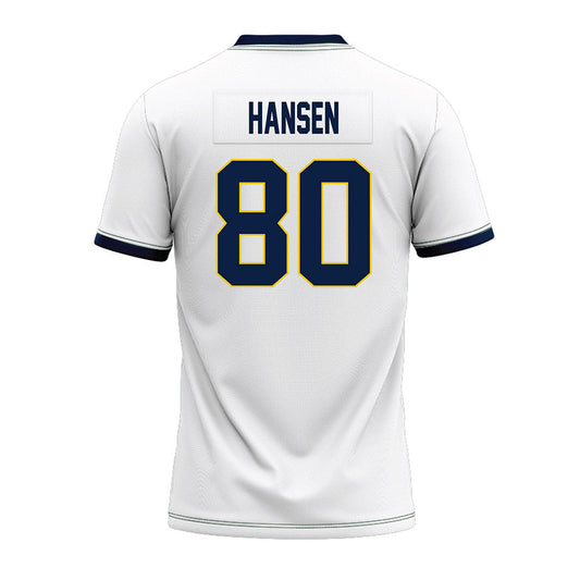 Athlete's Thread University of Michigan Football Hogan Hansen White Sublimated Jersey