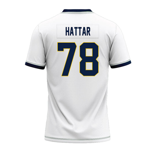 Athlete's Thread University of Michigan Football Lawrence Hattar White Sublimated Jersey