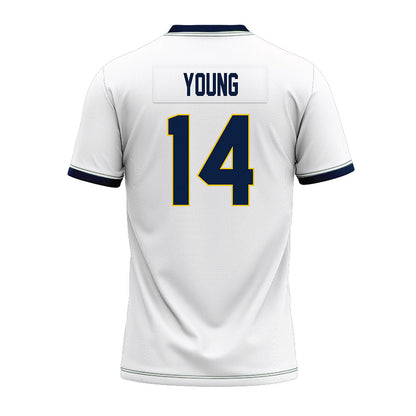 Athlete's Thread University of Michigan Football Jordan Young White Sublimated Jersey