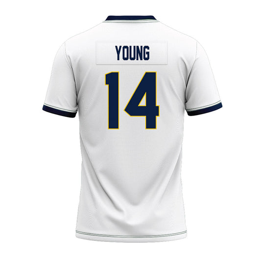 Athlete's Thread University of Michigan Football Jordan Young White Sublimated Jersey