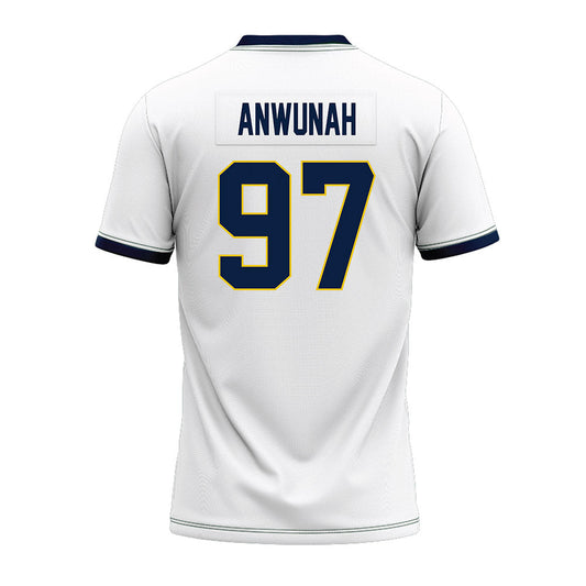 Athlete's Thread University of Michigan Football Chibi Anwunah White Sublimated Jersey