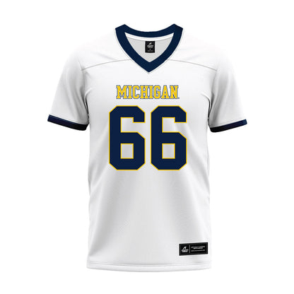 Athlete's Thread University of Michigan Football Dan Taraboi White Sublimated Jersey