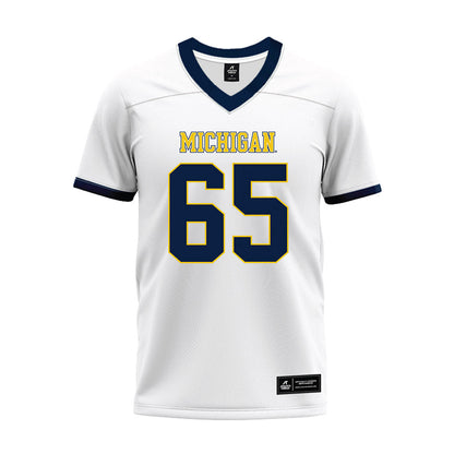 Athlete's Thread University of Michigan Football Andrew Babalola White Sublimated Jersey