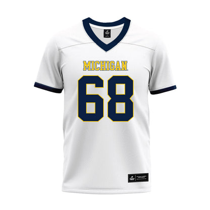 Athlete's Thread University of Michigan Football Dan Rosenberg White Sublimated Jersey