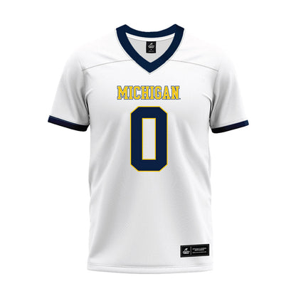 Athlete's Thread University of Michigan Football Tre Williams White Sublimated Jersey