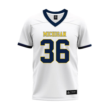 Athlete's Thread University of Michigan Football Tomas O'Meara White Sublimated Jersey