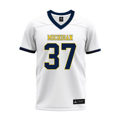 Athlete's Thread University of Michigan Football Julius Holly White Sublimated Jersey
