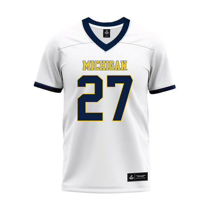 Athlete's Thread University of Michigan Football Tyler McLaurin White Sublimated Jersey