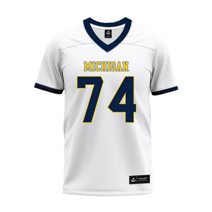Athlete's Thread University of Michigan Football Avery Gach White Sublimated Jersey