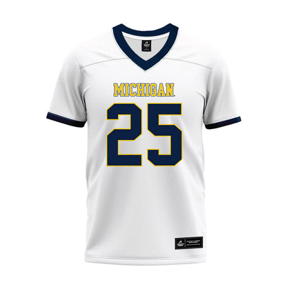 Athlete's Thread University of Michigan Football Micah Ka'apana White Sublimated Jersey