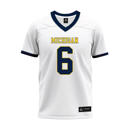 Athlete's Thread University of Michigan Football Brandyn Hillman White Sublimated Jersey