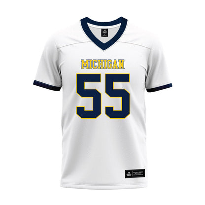 Athlete's Thread University of Michigan Football Nathan Efobi White Sublimated Jersey