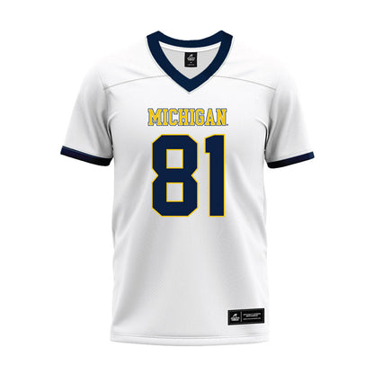 Athlete's Thread University of Michigan Football Peyton O'Leary White Sublimated Jersey