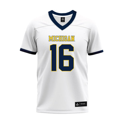 Athlete's Thread University of Michigan Football Jo'Ziah Edmond White Sublimated Jersey