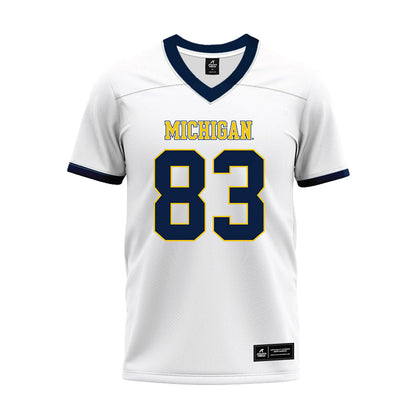 Athlete's Thread University of Michigan Football Zack Marshall White Sublimated Jersey