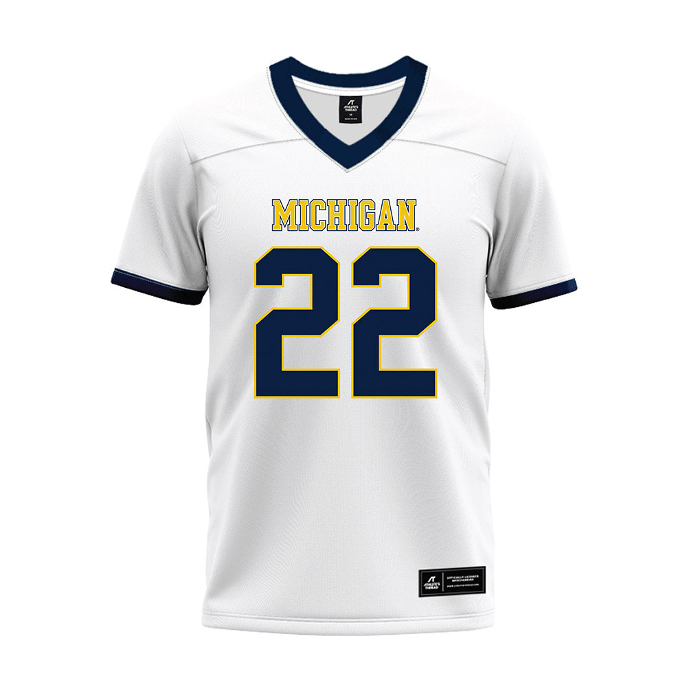 Athlete's Thread University of Michigan Football Elijah Dotson White Sublimated Jersey