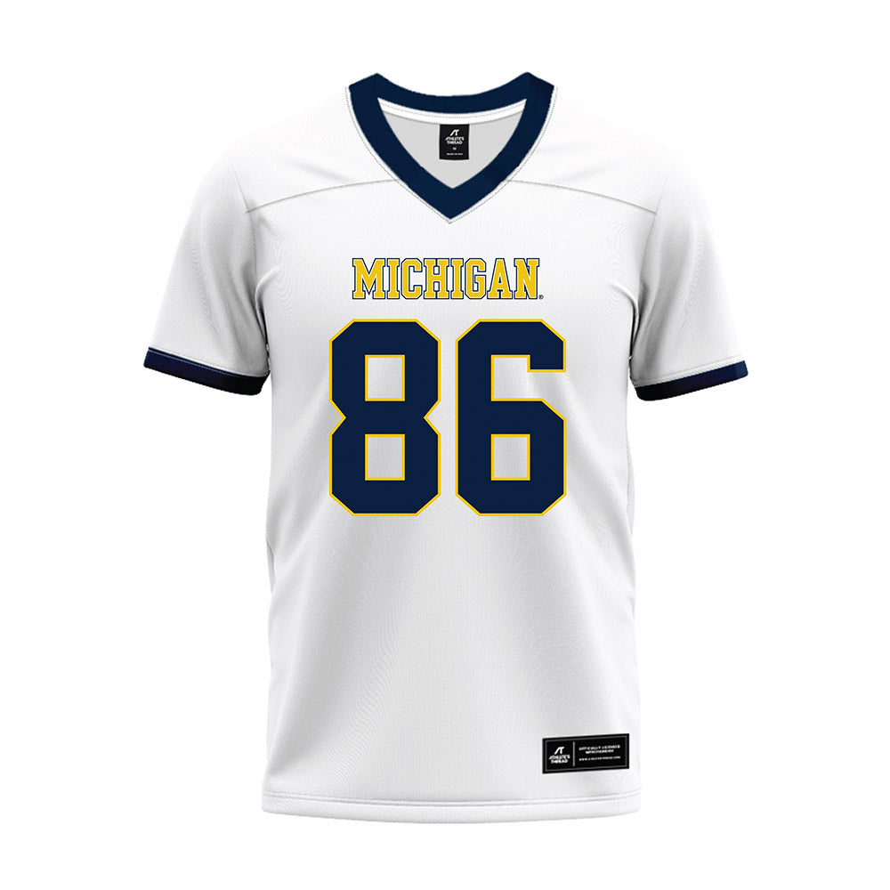 Athlete's Thread University of Michigan Football Brady Prieskorn White Sublimated Jersey