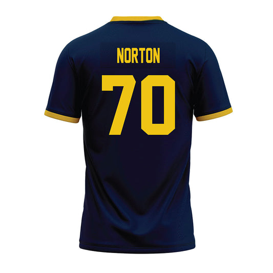 Athlete's Thread University of Michigan Football Brady Norton Navy Sublimated Jersey