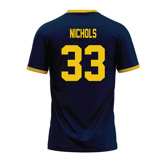 Athlete's Thread University of Michigan Football Dominic Nichols Navy Sublimated Jersey