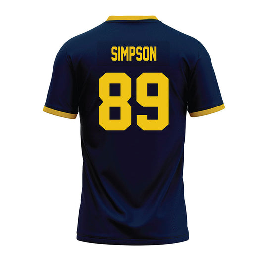 Athlete's Thread University of Michigan Football Anthony Simpson Navy Sublimated Jersey