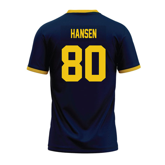 Athlete's Thread University of Michigan Football Hogan Hansen Navy Sublimated Jersey