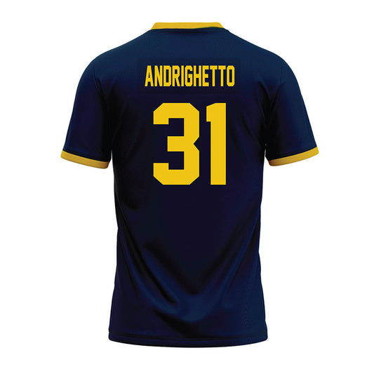 Athlete's Thread University of Michigan Football Nico Andrighetto Navy Sublimated Jersey
