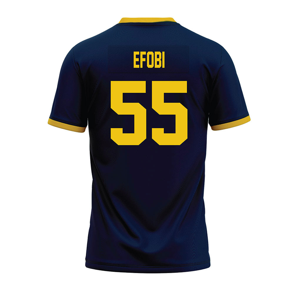 Athlete's Thread University of Michigan Football Nathan Efobi Navy Sublimated Jersey