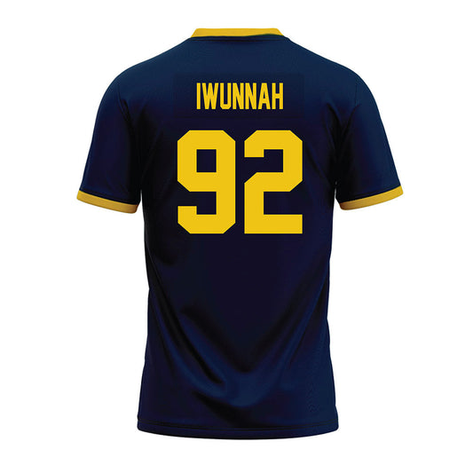 Athlete's Thread University of Michigan Football Ike Iwunnah Navy Sublimated Jersey