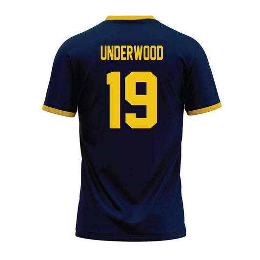 Athlete's Thread University of Michigan Football Bryce Underwood Navy Sublimated Jersey