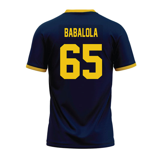 Athlete's Thread University of Michigan Football Andrew Babalola Navy Sublimated Jersey