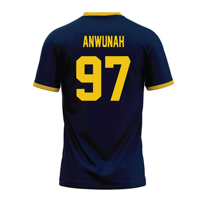 Athlete's Thread University of Michigan Football Chibi Anwunah Navy Sublimated Jersey