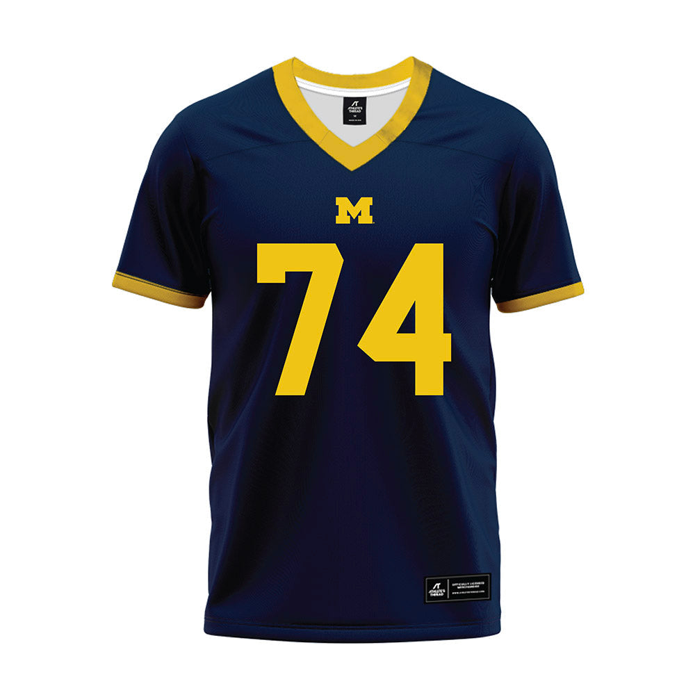 Athlete's Thread University of Michigan Football Avery Gach Navy Sublimated Jersey