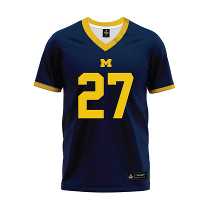 Athlete's Thread University of Michigan Football Tyler McLaurin Navy Sublimated Jersey