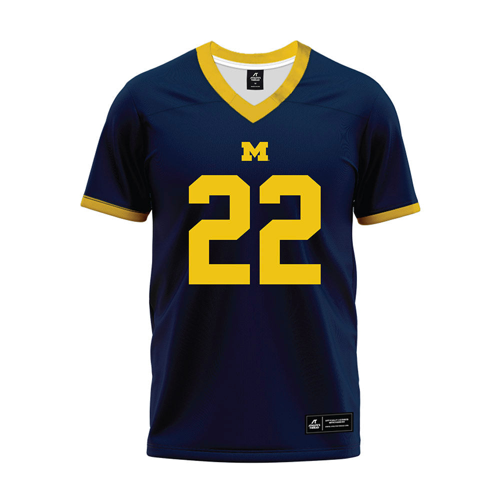 Athlete's Thread University of Michigan Football Elijah Dotson Navy Sublimated Jersey