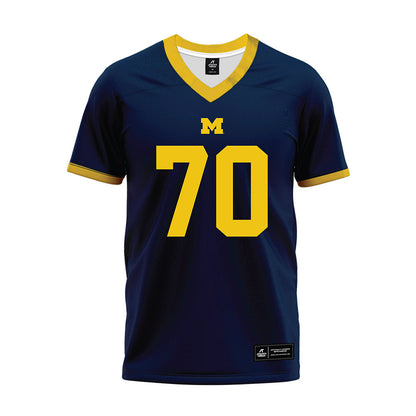 Athlete's Thread University of Michigan Football Brady Norton Navy Sublimated Jersey