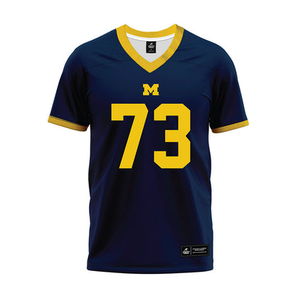 Athlete's Thread University of Michigan Football Ben Roebuck Navy Sublimated Jersey