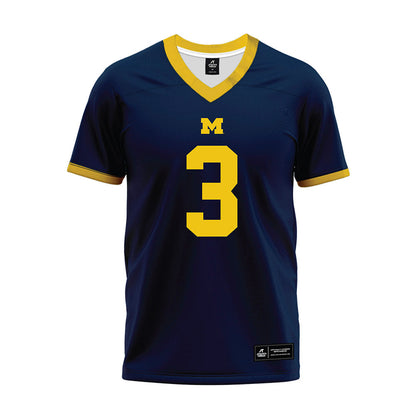 Athlete's Thread University of Michigan Football Jaden Mangham Navy Sublimated Jersey