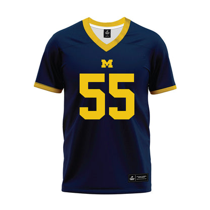 Athlete's Thread University of Michigan Football Nathan Efobi Navy Sublimated Jersey