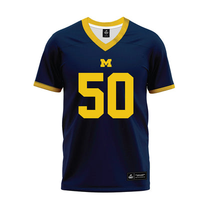 Athlete's Thread University of Michigan Football Luke Hamilton Navy Sublimated Jersey