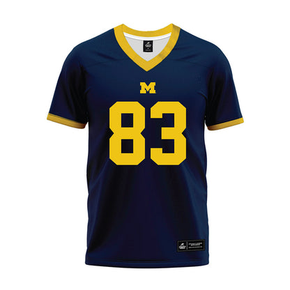 Athlete's Thread University of Michigan Football Zack Marshall Navy Sublimated Jersey