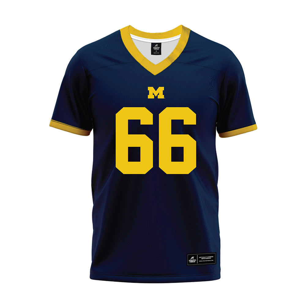 Athlete's Thread University of Michigan Football Dan Taraboi Navy Sublimated Jersey
