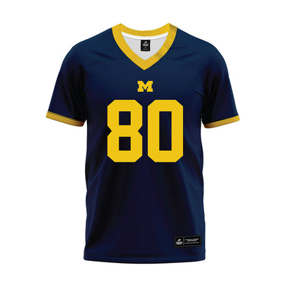 Athlete's Thread University of Michigan Football Hogan Hansen Navy Sublimated Jersey