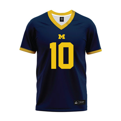 Athlete's Thread University of Michigan Football Zeke Berry Navy Sublimated Jersey