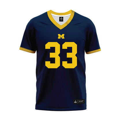 Athlete's Thread University of Michigan Football Dominic Nichols Navy Sublimated Jersey