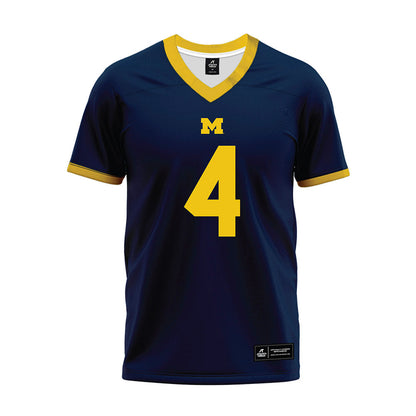 Athlete's Thread University of Michigan Football Andrew Marsh Navy Sublimated Jersey