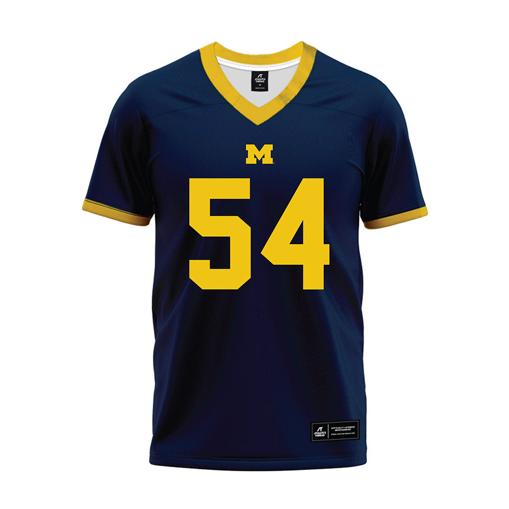 Athlete's Thread University of Michigan Football Andrew Sprague Navy Sublimated Jersey